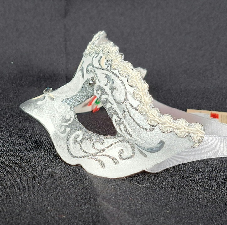 Venezianische Maske Columbine "Baby-Ice"