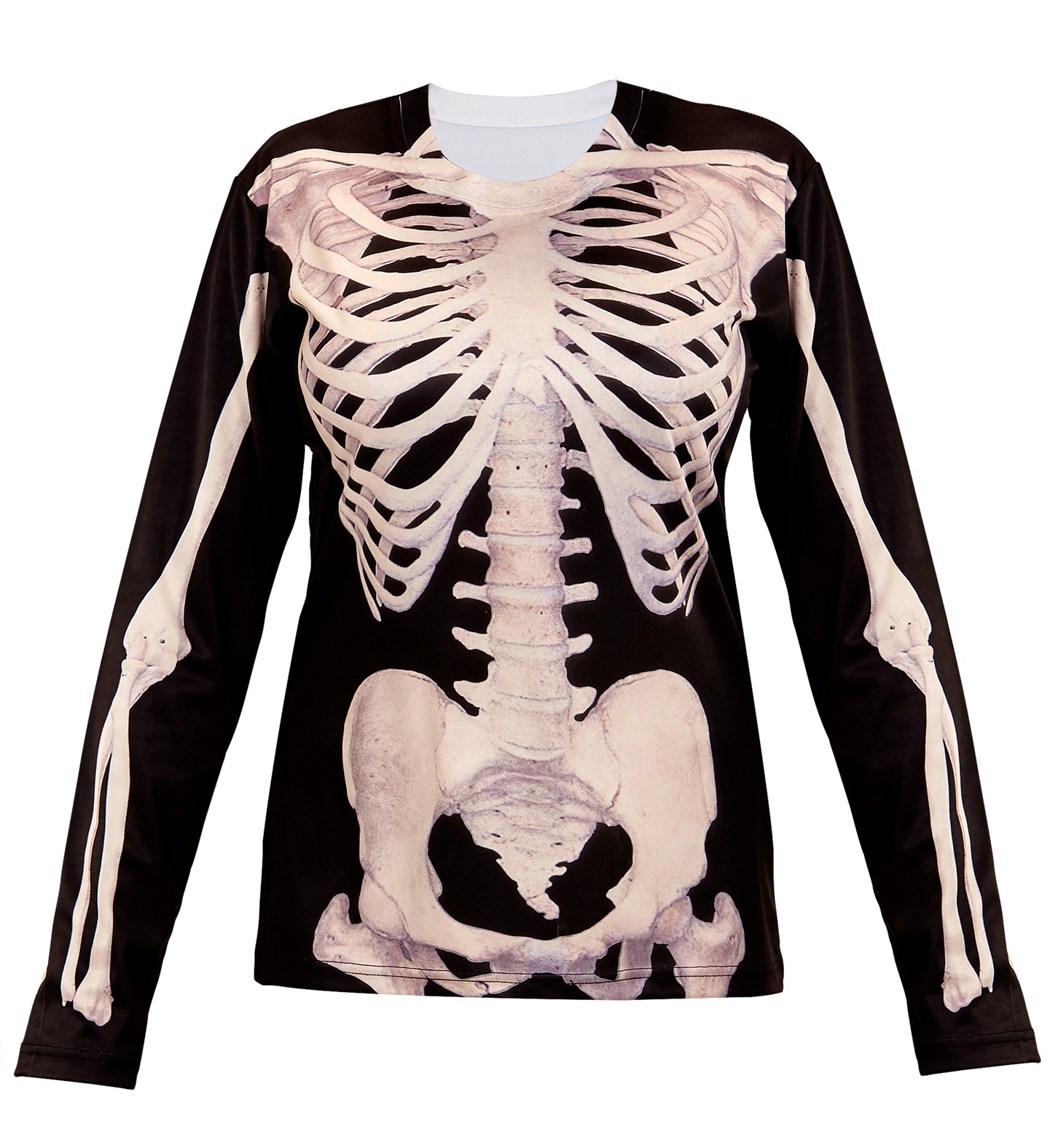 Skelett Shirt S/M für Damen