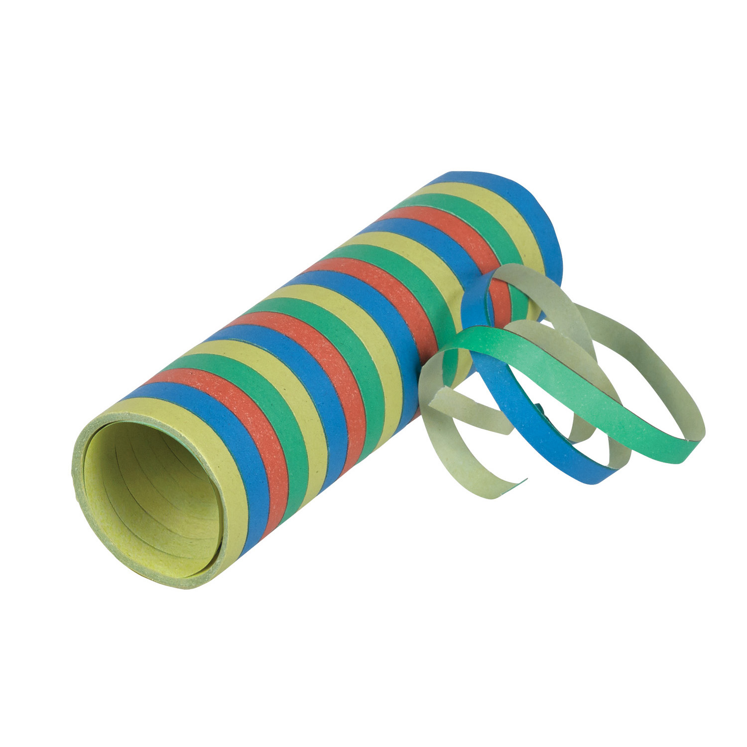 Luftschlangen 4m Streifen flammhemmend