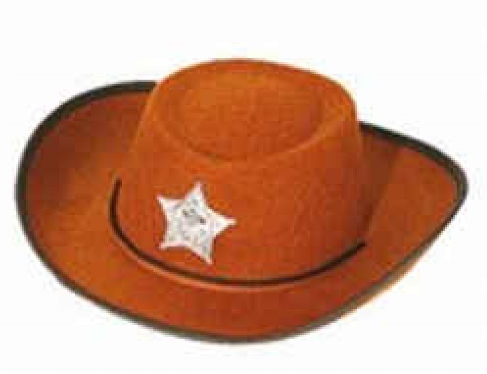 Cowboy Hut für Kinder braun