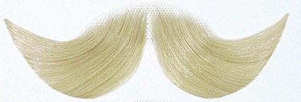 Schnurrbart delux blond   *)