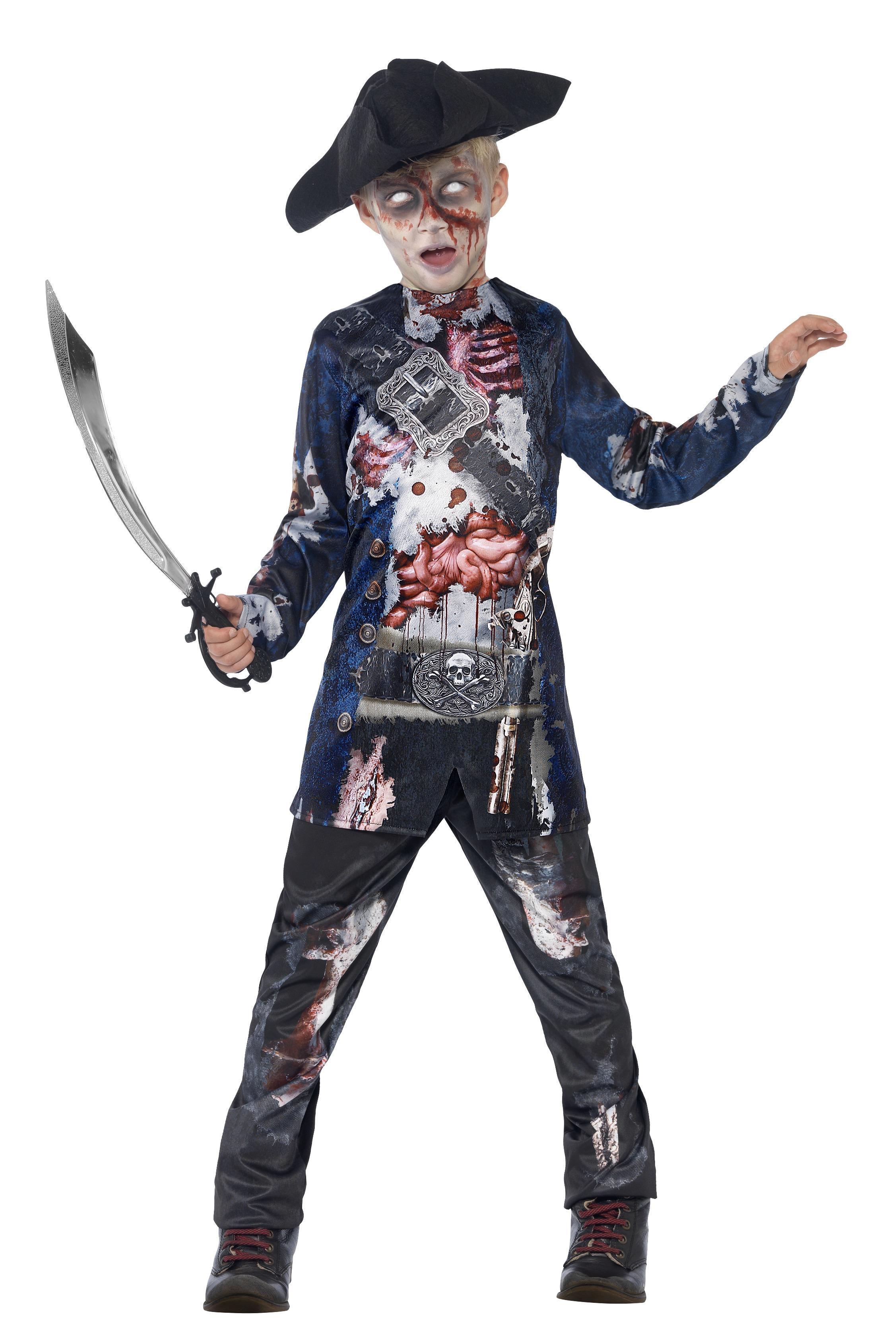 Horror Piraten Kostüm OT,Hose,Hut