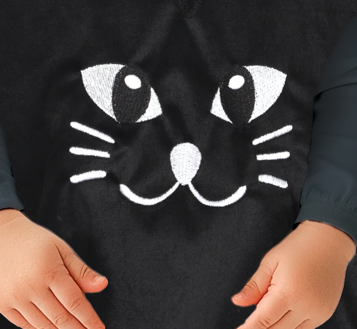 Baby Katzen Umhang 18-24 Monate schwarz