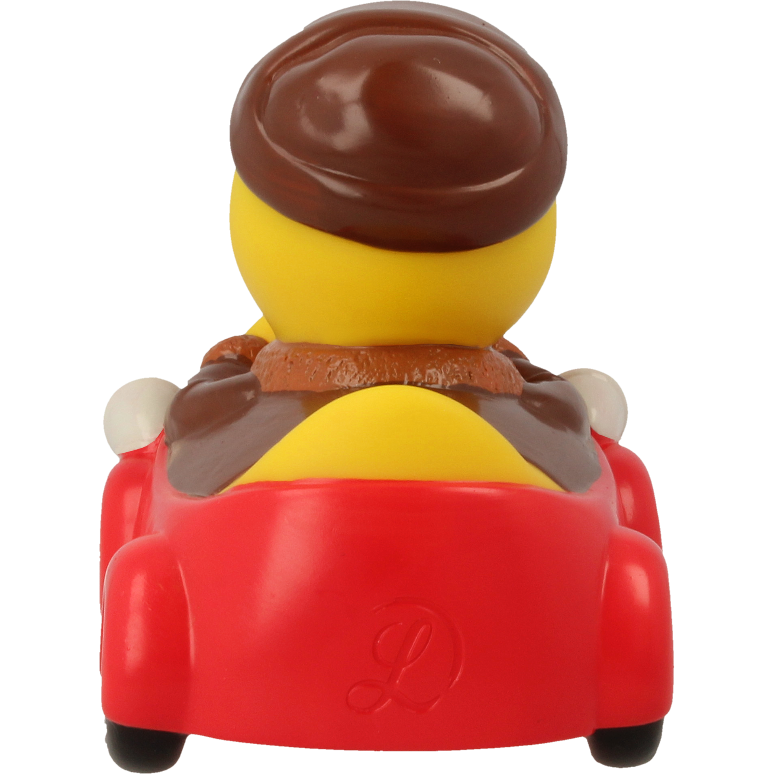 Rote Autofahrer Badeente  ca. 8,5cm