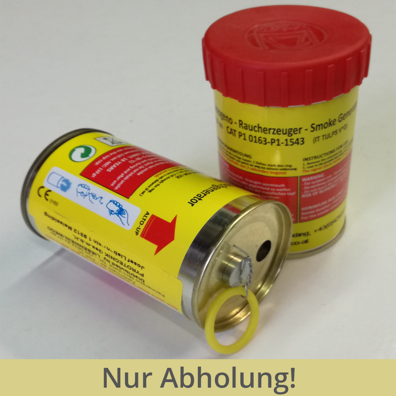 Bodenrauchkörper rot 2 Minuten  *)