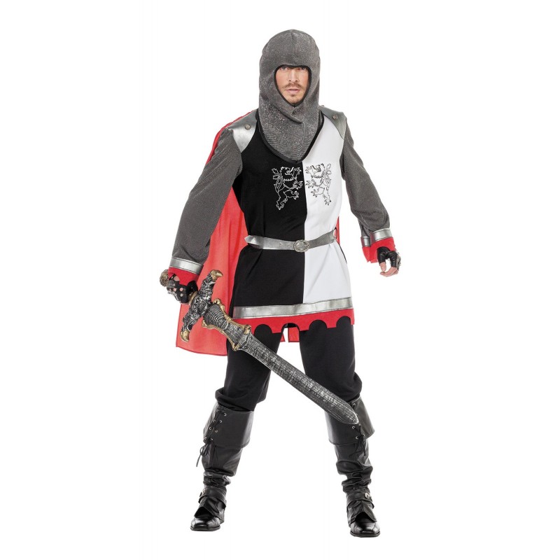 Ritter Gr. 58 Oberteil, Hose, Haube, Umhang