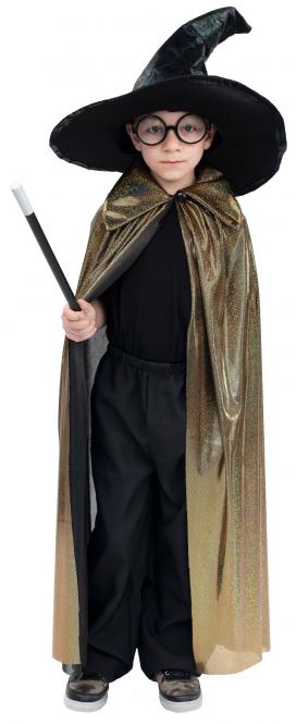 Umhang mit Kragen gold  152/164