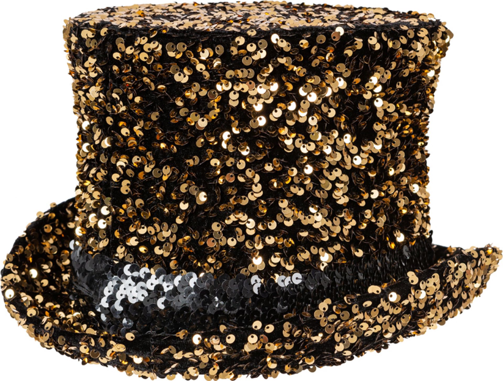 Gold Pailletten Zylinder Deluxe