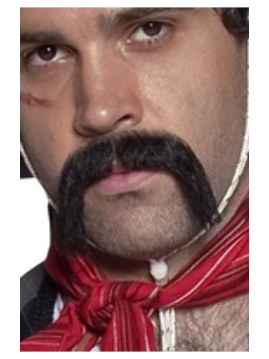 Mexikaner Bart schwarz