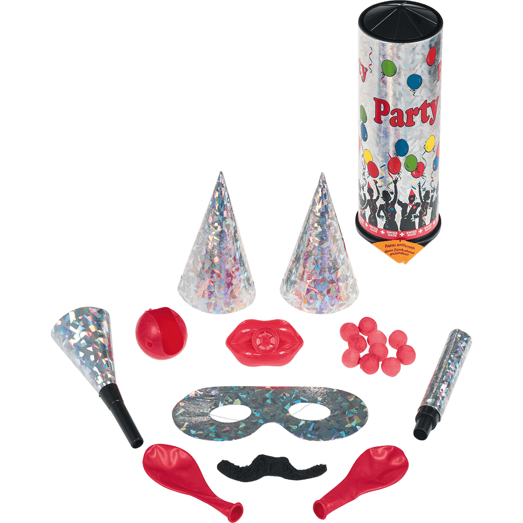 Tischbombe  Party Silber