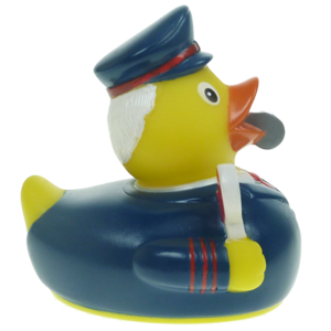 Eisenbahner Badeente 8cm