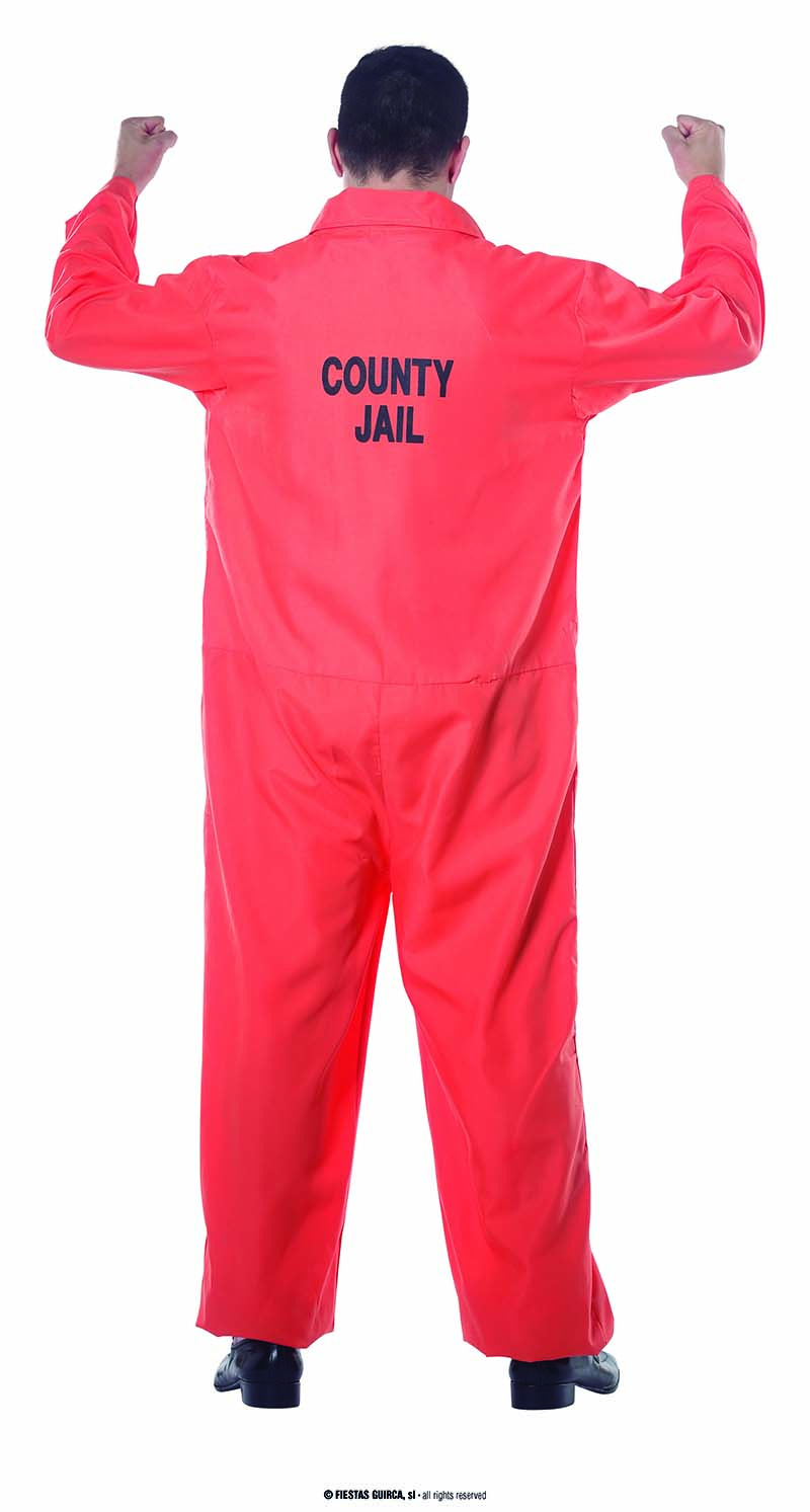 Sträfling Overall orange  52/54  LARGE