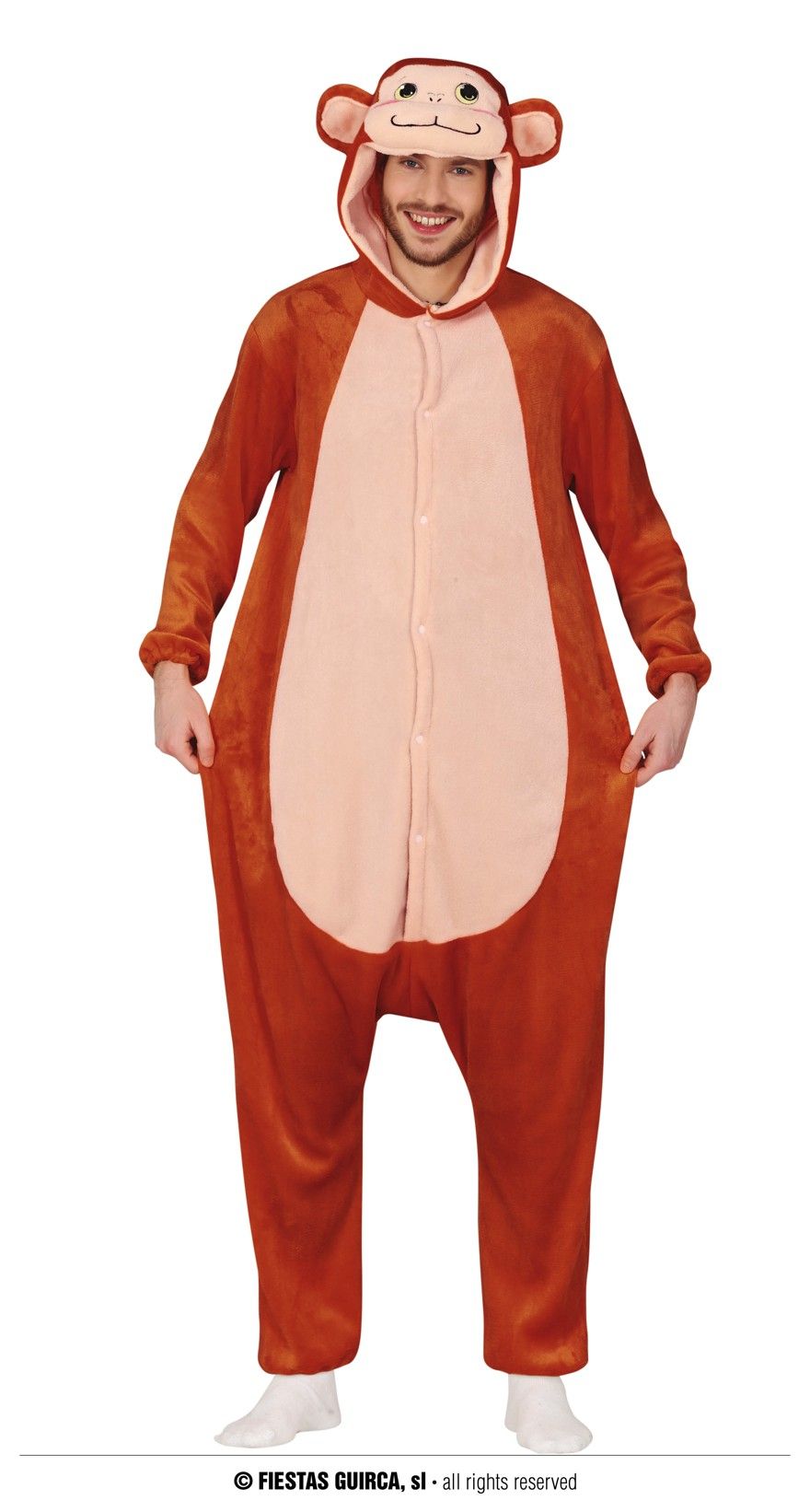 Affe Overall  52/54  L "Super-Soft-Plüsch"