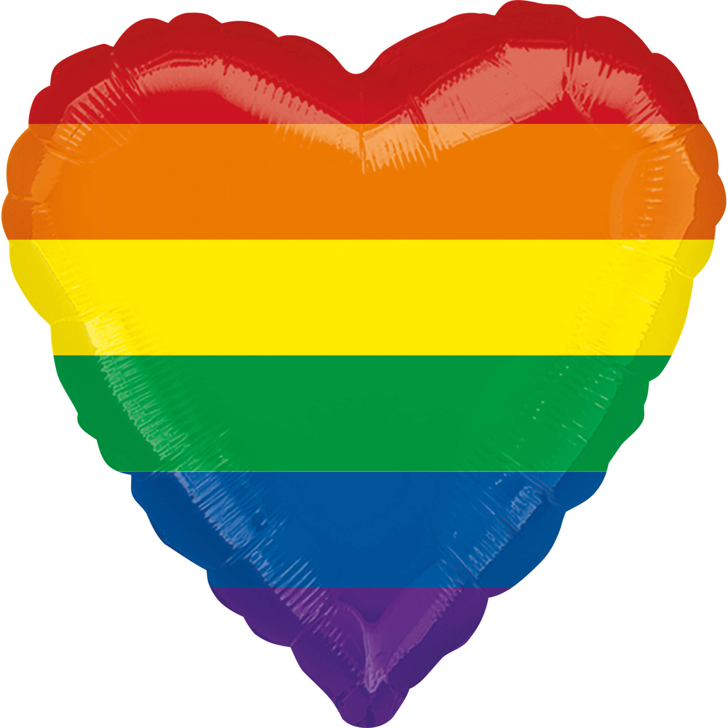 Regenbogen Herz Luftballon