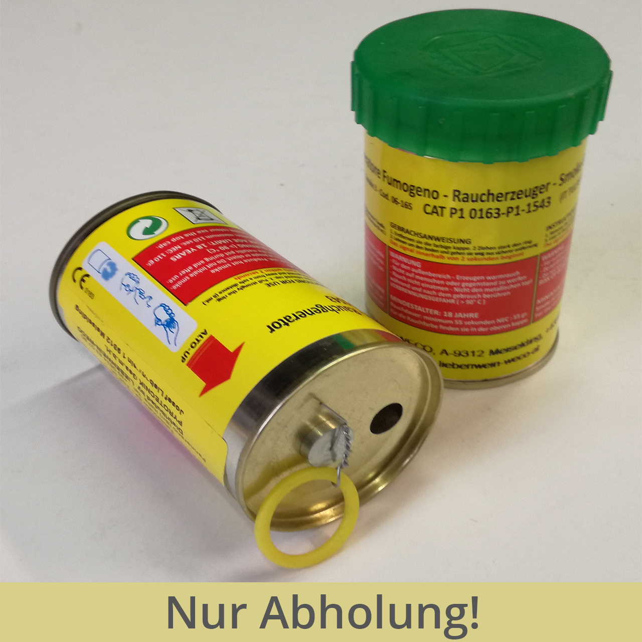 Bodenrauchkörper grün 2 Minuten