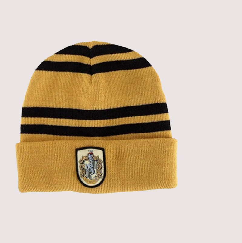 Wollmütze  gelb-schwarz