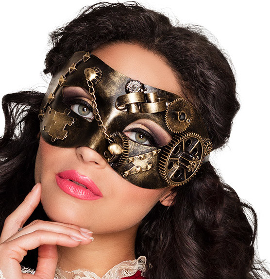 Steampunk Maske für Damen und Herren