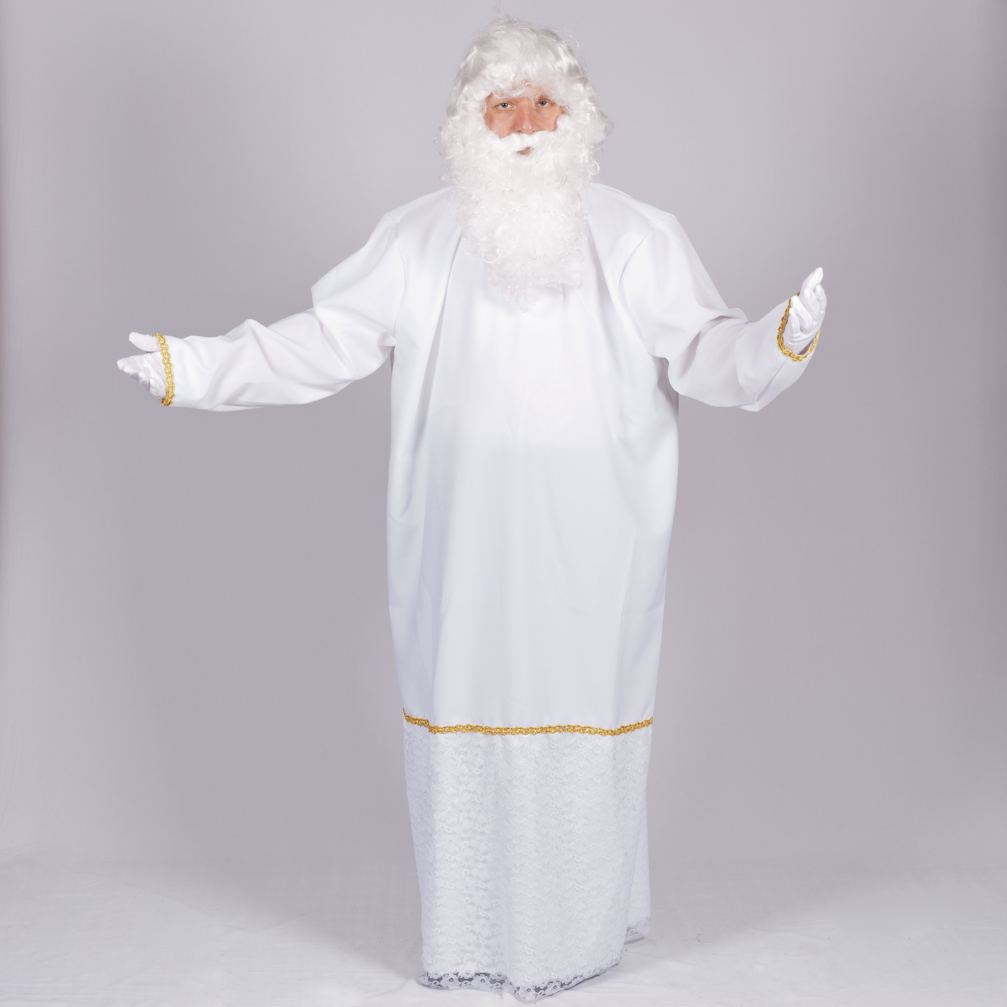 Weißes Hemd für Nikolaus Kostüm  X-Large  *)